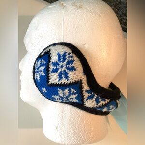 180s Unisex ear warmers behind the neck